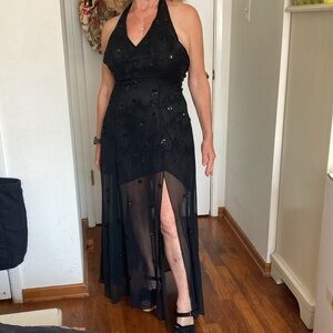 Black formal dress